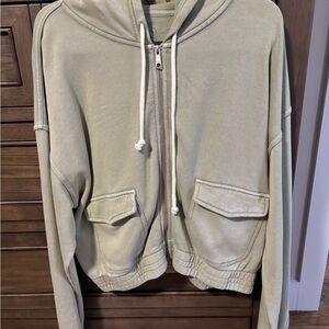 Aerie Sage Green Hoodie